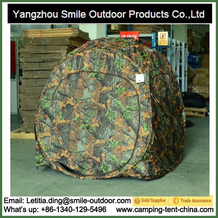 Fireproof Camping Express Frame Blind Camouflage Pop up Tent
