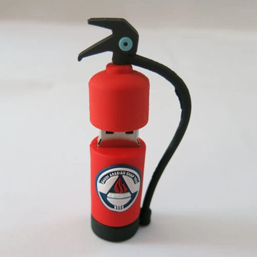 The Fire Brigade Gift PVC Fire Extinguisher USB Flash Drive Can Be Customized Logo 256GB