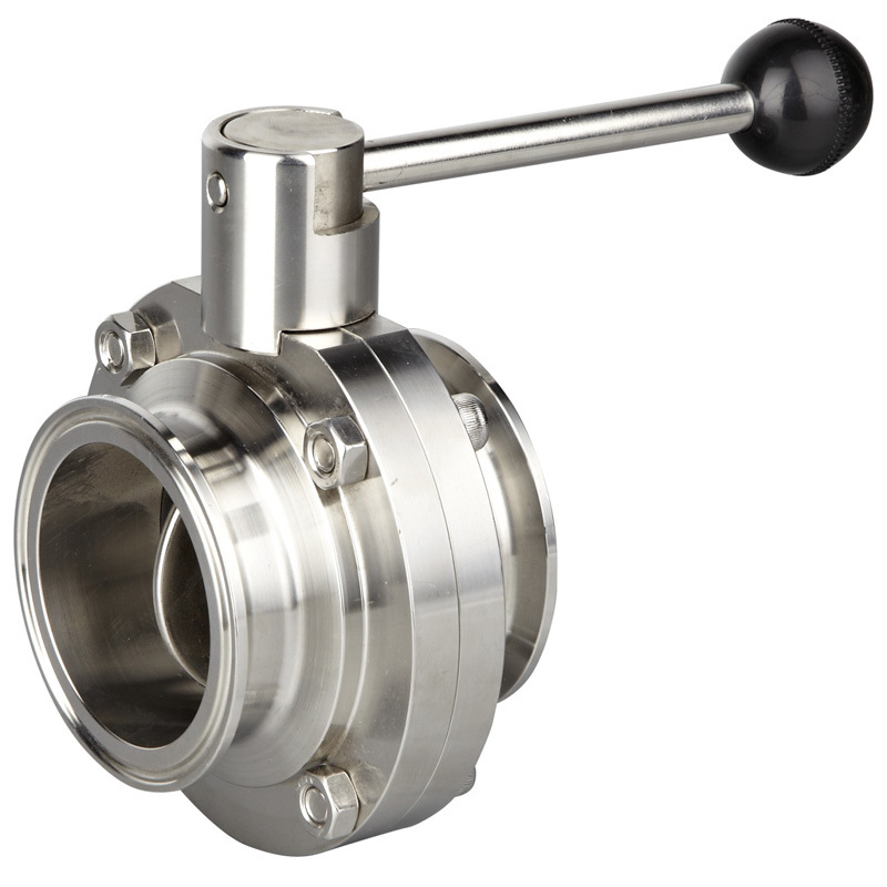 Sanitary Stainless Steel 304/316 Male/Welded Butterfly Valve