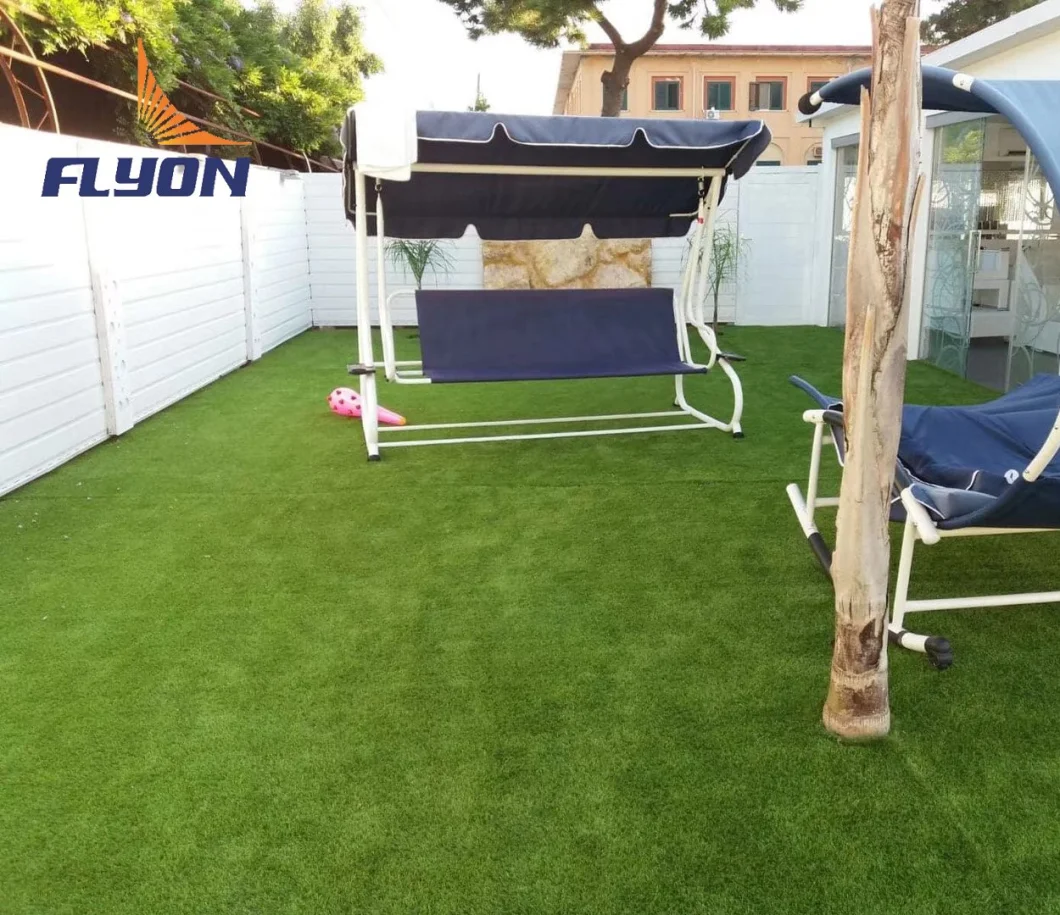 Flyon Cheap Artificial Grass Artificial Green Grass Carpet