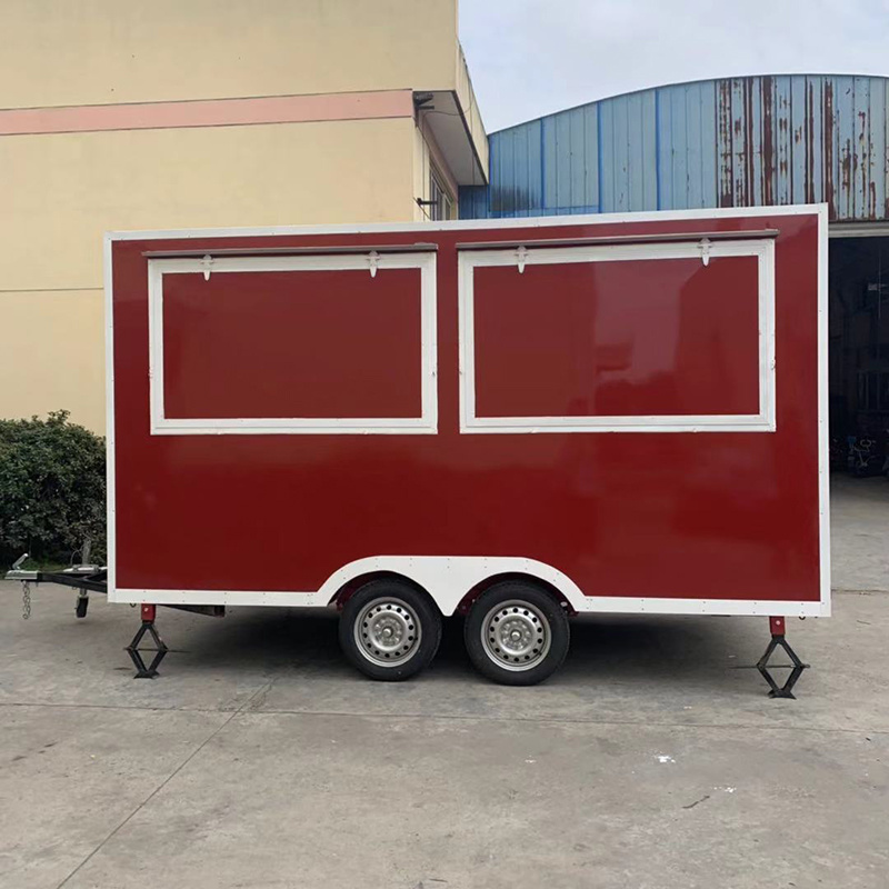 American Standard Mobile Luxury Restaurant Kitchen Trailer Truck for Sale