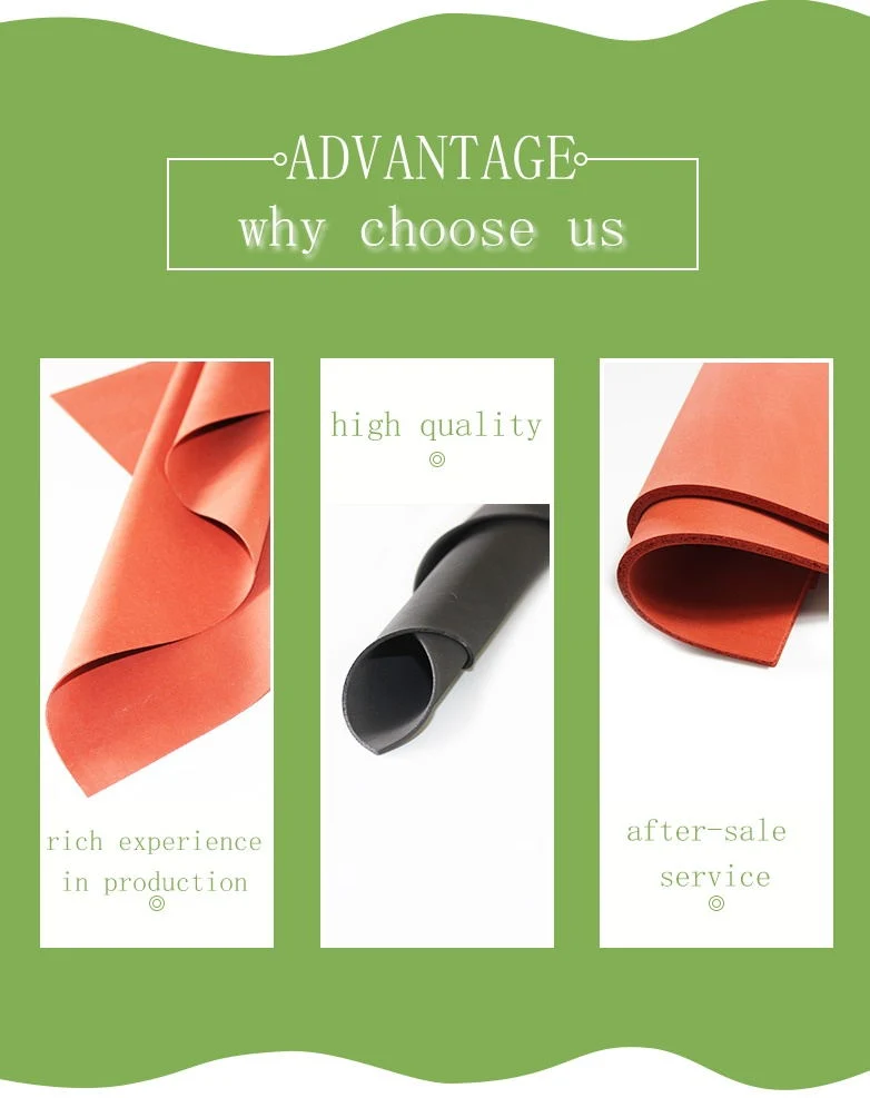 Red Black Gray Heat Resistant Silicone Sponge Foam Sheet for Heat Press