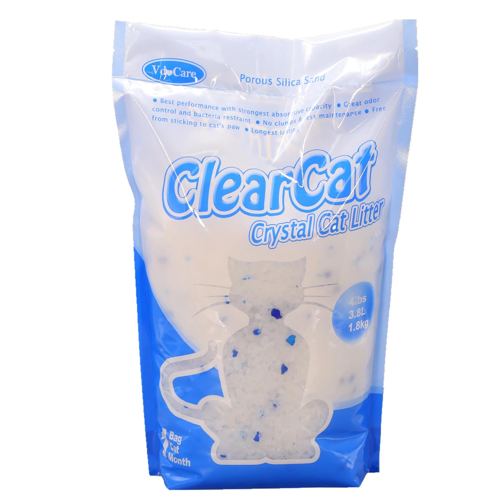Color Silicone Gel Cat Litter Crystal/Silica Crystal Cat Litter