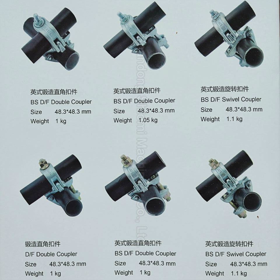 Shlomi En74 Drop Forged 48.3mm Scaffolding Double Coupler/Scaffolding Sleeve Coupler