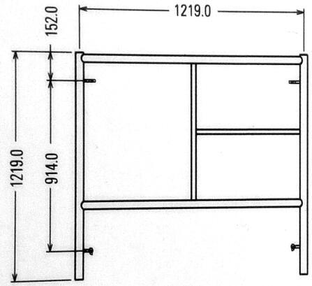 H Frame Scaffold System for Construction, Ladder Frame Scaffold