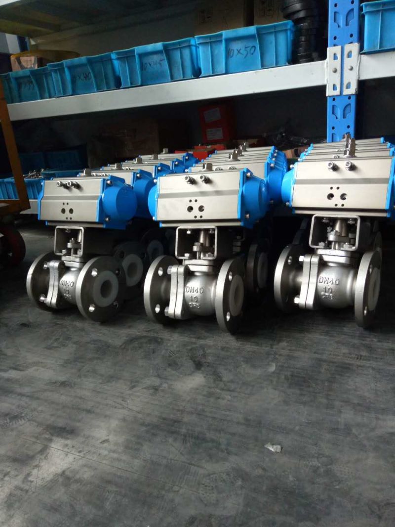Pnuematic Actuated API Stainless Steel 2PC Ball Valve