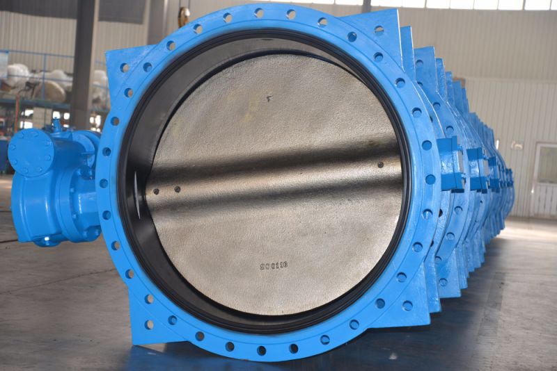 Large Size Flanged Wafer Butterfly Valve
