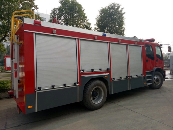 Isuzu New 4X2 7tons Water Tank Fire Truck for Fire Security Rescue 240HP Extinguisher Foam Water Tank Dry Powder Fire Truck HOWO Optional