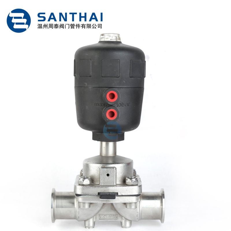 Stainless Steel Sanitary Hygienic Pneumatic Welded Manual Safety Valve, Ball/Control/Check Valve, Diaphragm/Solenoid/Butterfly Valve
