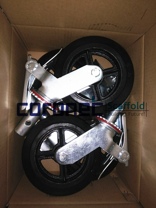 ANSI Certified Building Material/Construction High Quality 8'' Wheels Scaffold with Brake (CSC8)