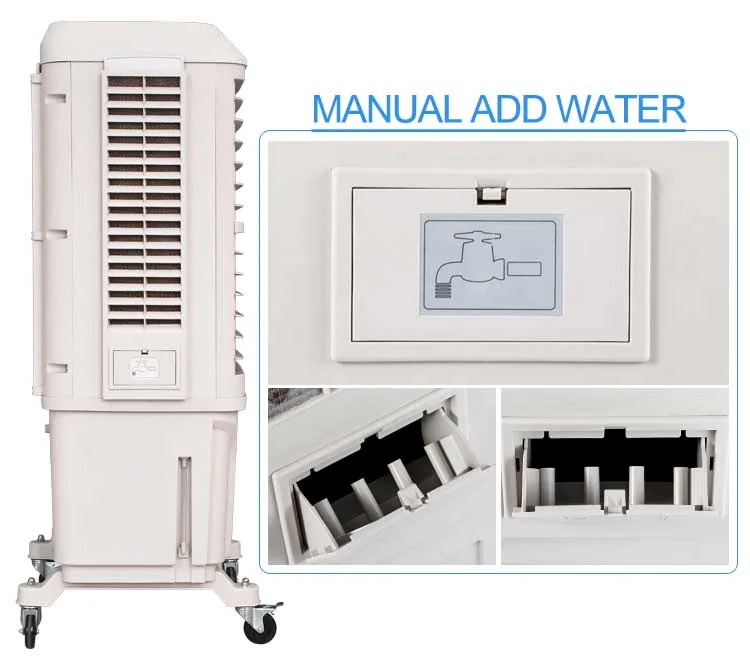 Big Size Office Plastic Mobile Evaporative Air Conditioner Fan/ Air Cooler