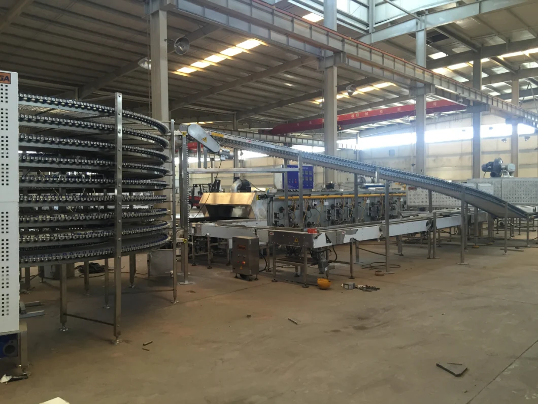Stainless Spiral Bread Cooler Conveyors for Cooling Baguette Toast