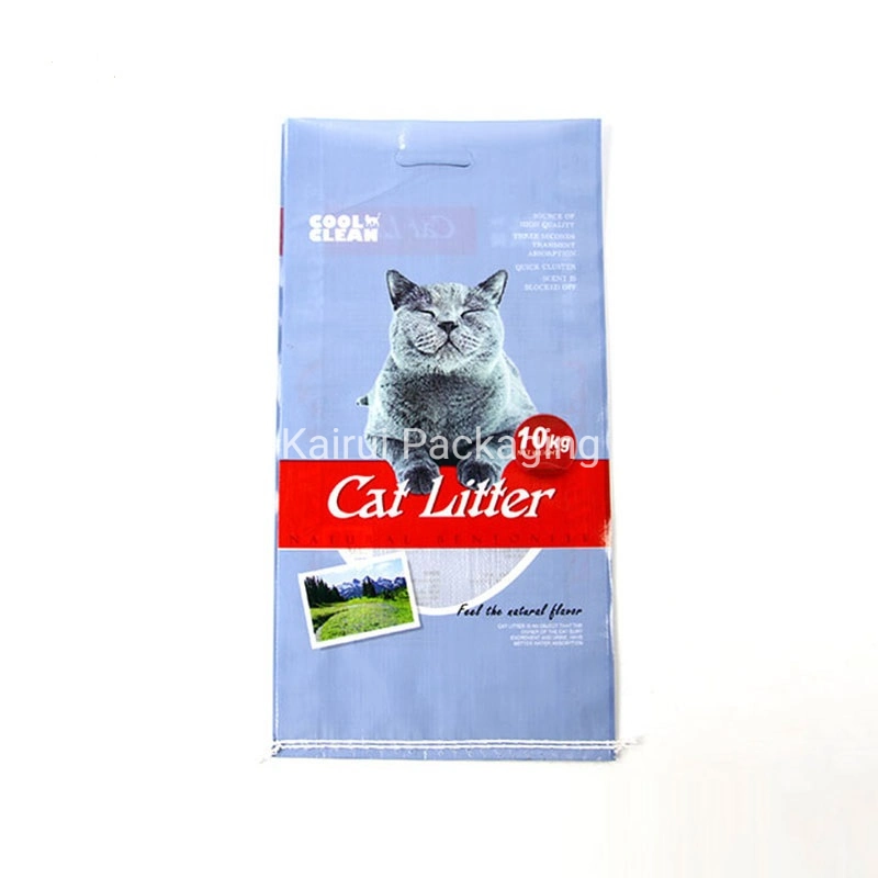 10kg Cat Litter Natural Plastic Bag for Cat Food Packaging