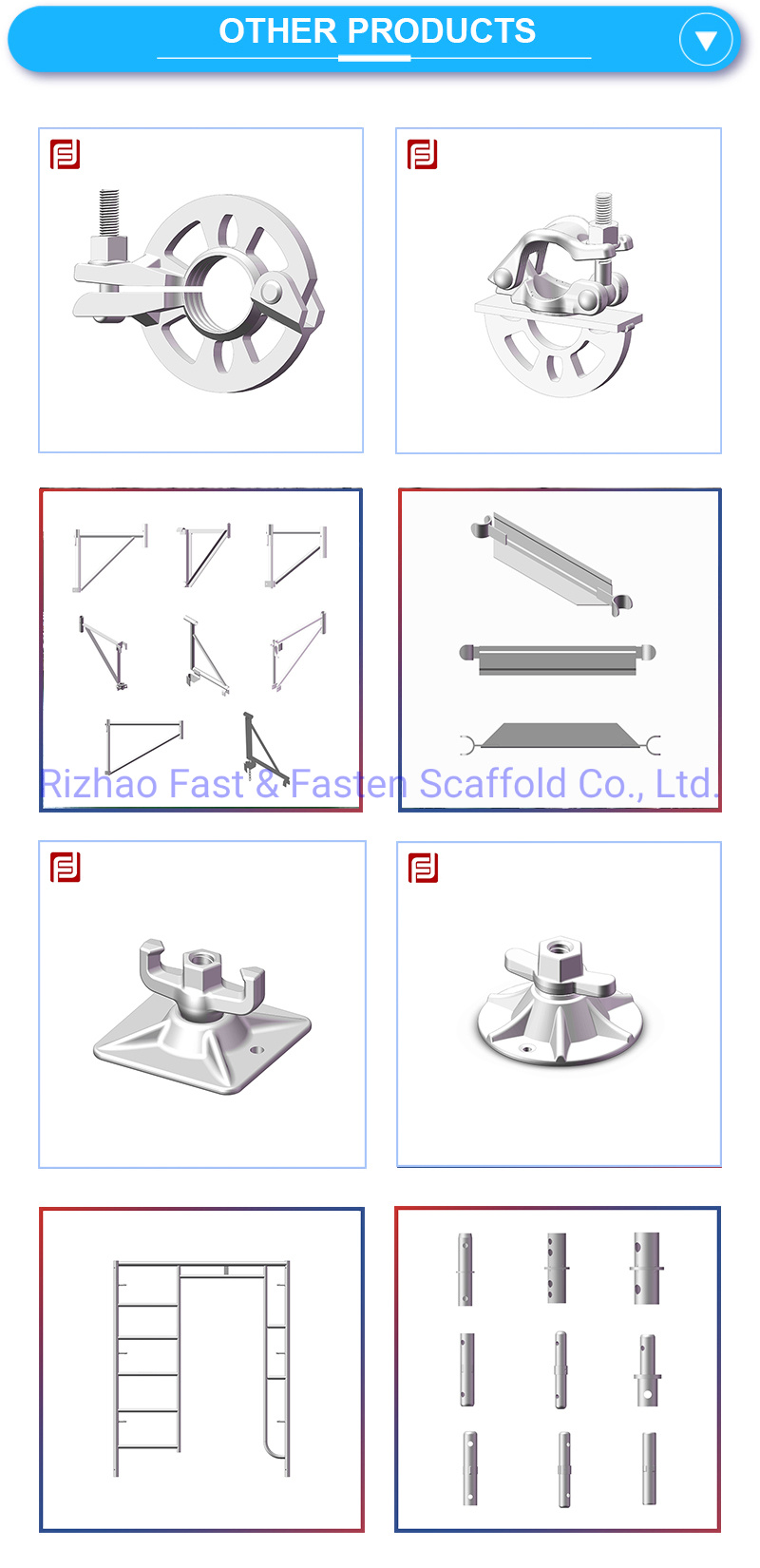 Construction Support Steel Scaffolding Shoring Prop Italian Type