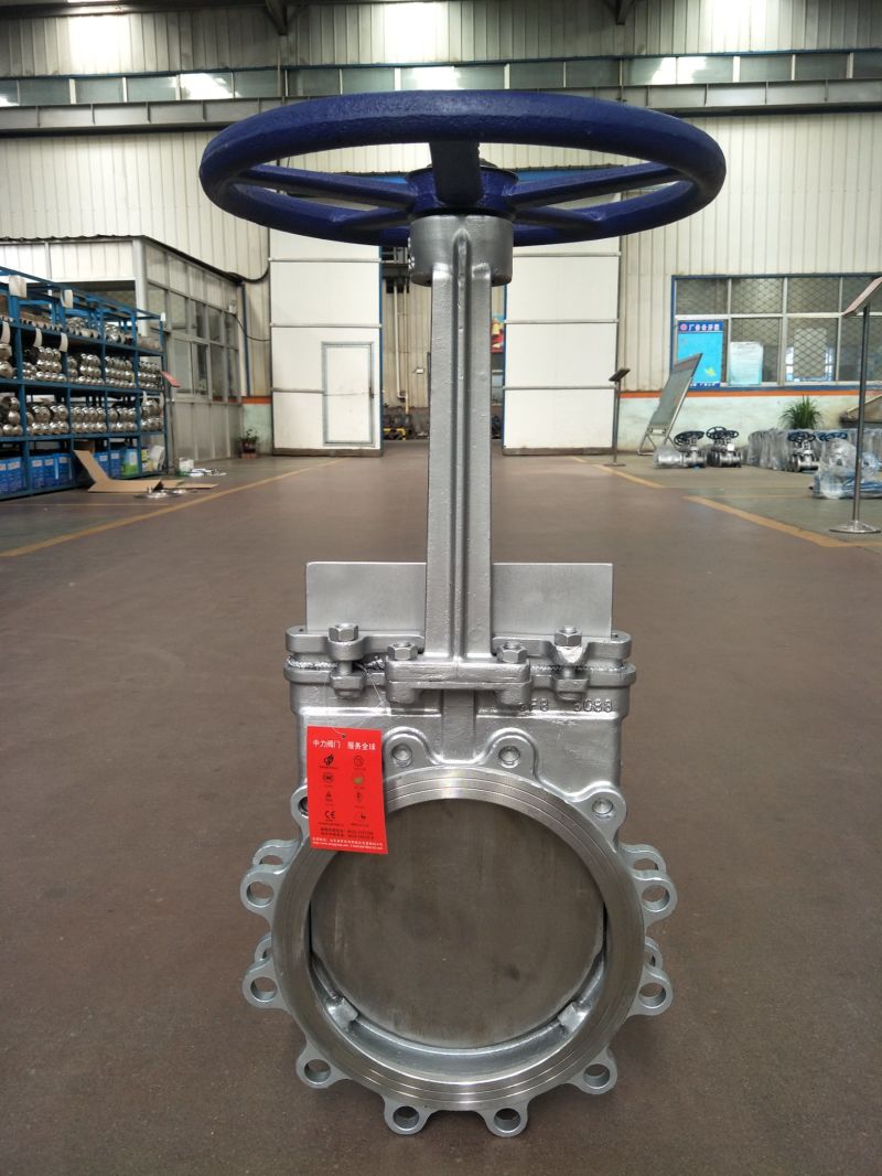 Knife Gate Valve Factory Knife Gate Valve with Uni-Directional Sealing and Rising Stem