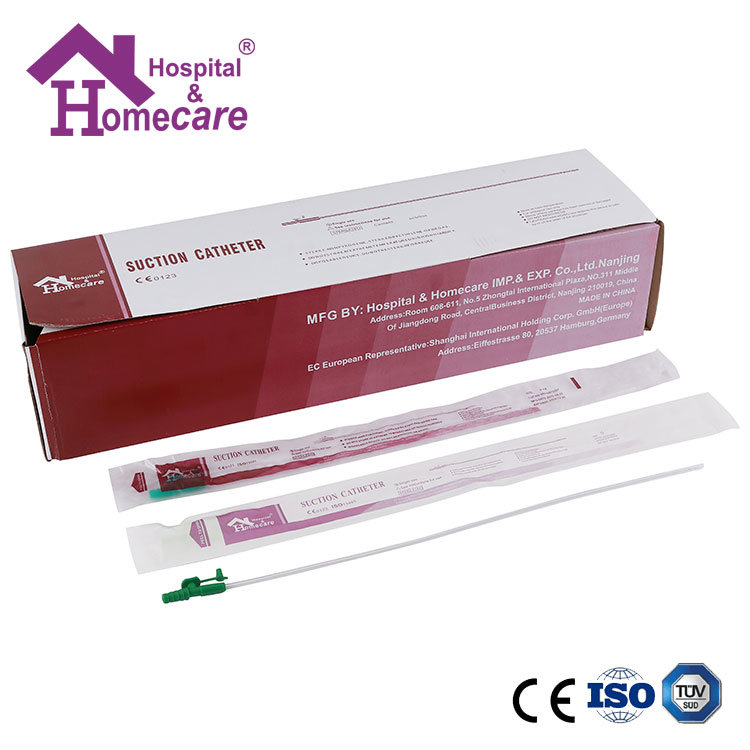 Medical Disposable PVC Suction Catheter with Control Valve