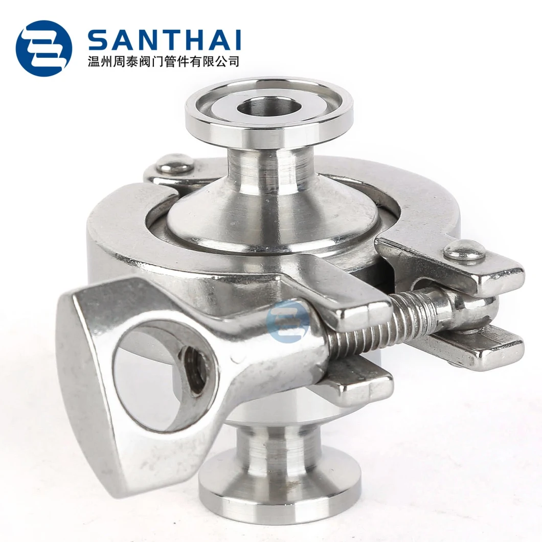 Stainless Steel 304 316L Sanitary Welded/Clamp/Thread Check Valve