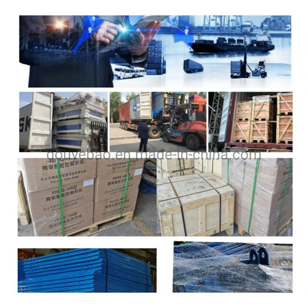 High Quality Exterior Working Platform Facade Self-Developed Attached Self Climbing Scaffolding System