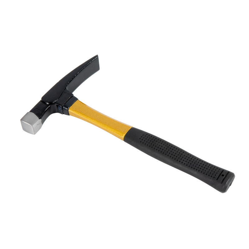 Bricklayer Hammer with Drop Forged 45#Carbon Steel Masons Hammer