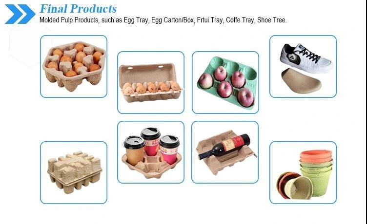 Pulp and Paper Processing Machine Making Egg Tray Egg Box Fruit Tray industrial Tray Machine