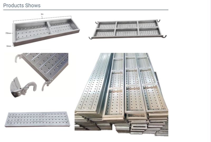 China Steel Scaffolding Exporter Types of Layher Scaffolding Steel Plank Scaffold Boards