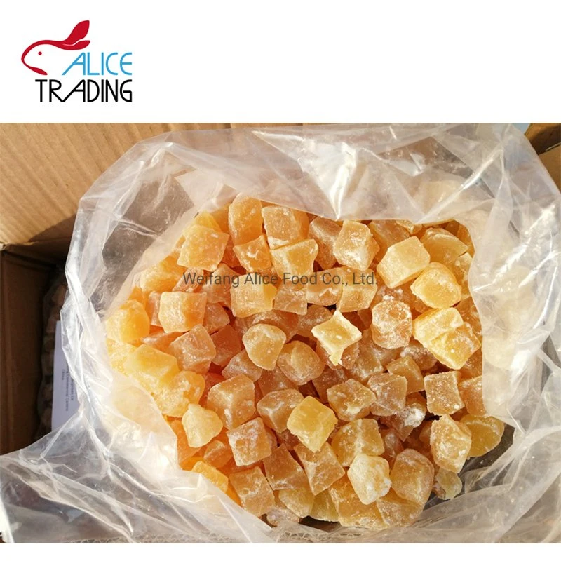 Organic New Crop Dried Fruits Price Candied Ginger Dried Ginger Cube