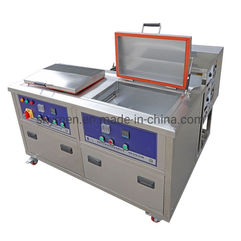 Double Chamber Industrial Parts and Electronic Equipment Ultrasound Precise Cleaning Solutions