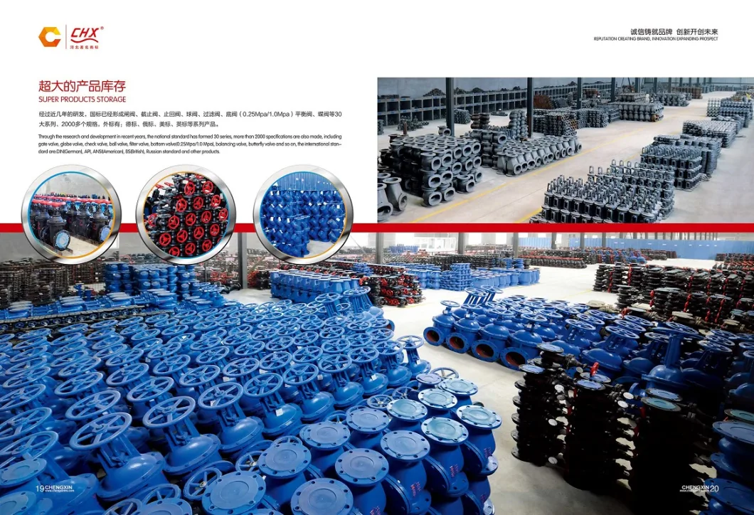 DIN Standard Industrial Flange Cast Iron Globe Valve Non Return Valve Gas Valve Pneumatic Valve