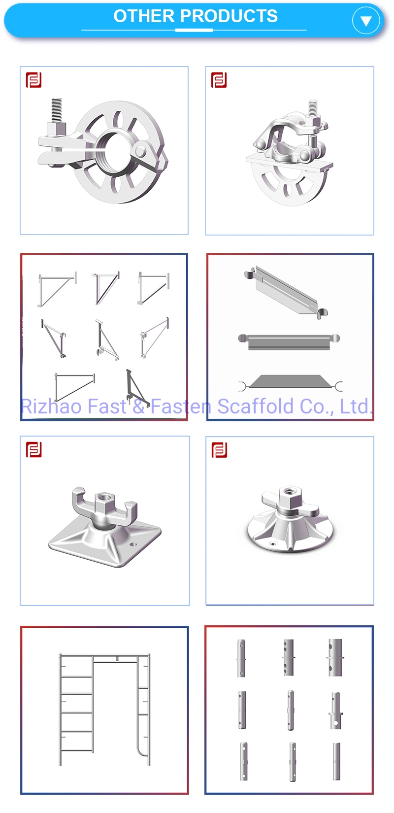 Multidirectional Ringlock Metal Scaffolding System for Sale
