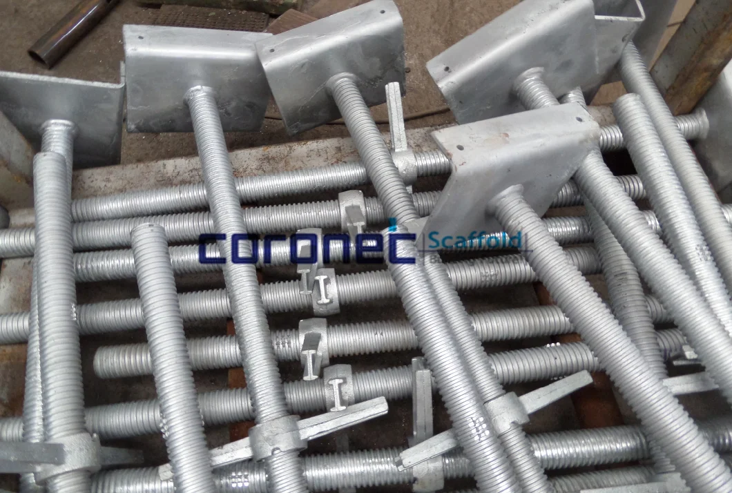 ANSI Certified Ringlock/Cuplock/Frame Formwork Screw Jack Scaffold for Quick Erect System Construction