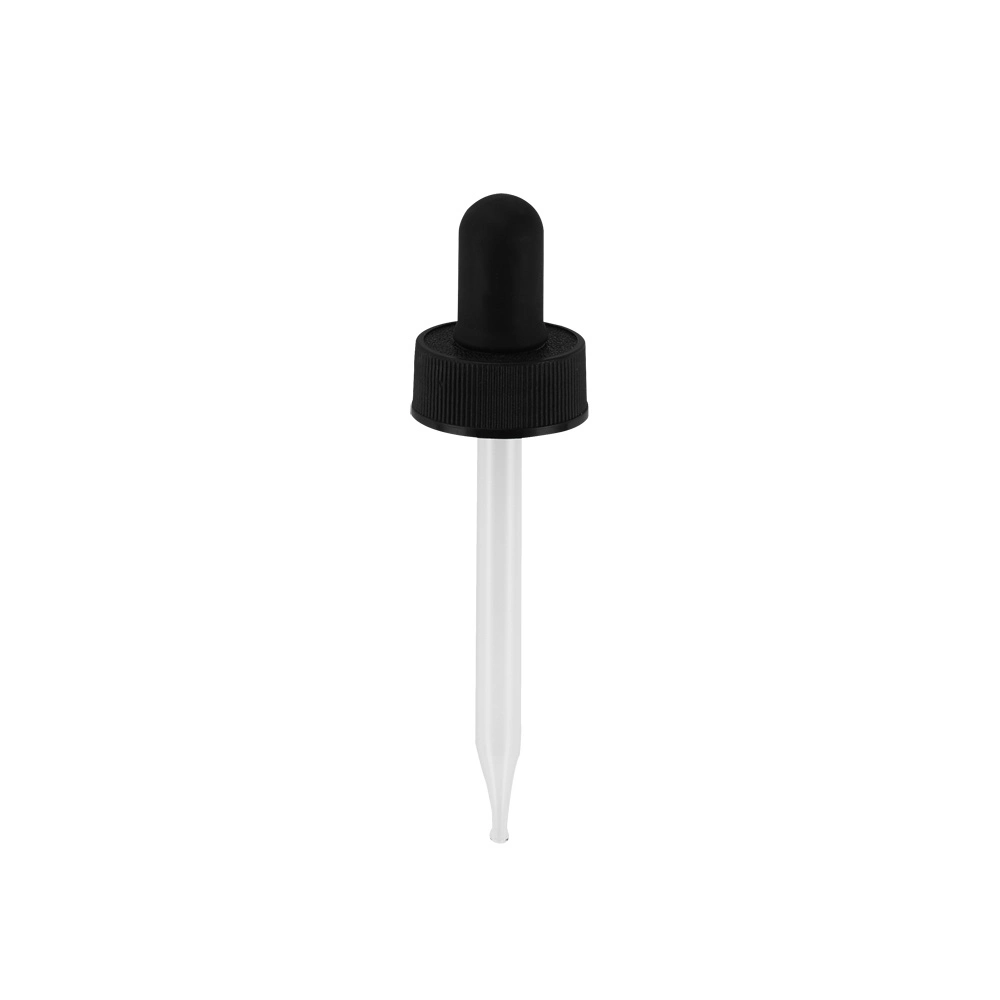 Glass Dropper with Glass Pipette Pointed Round Flat Bent Shape