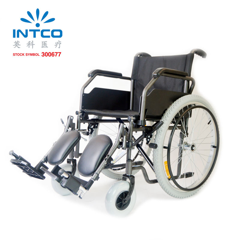 Lightweight Standard Manual Wheelchairs with Elevating Leg Rest