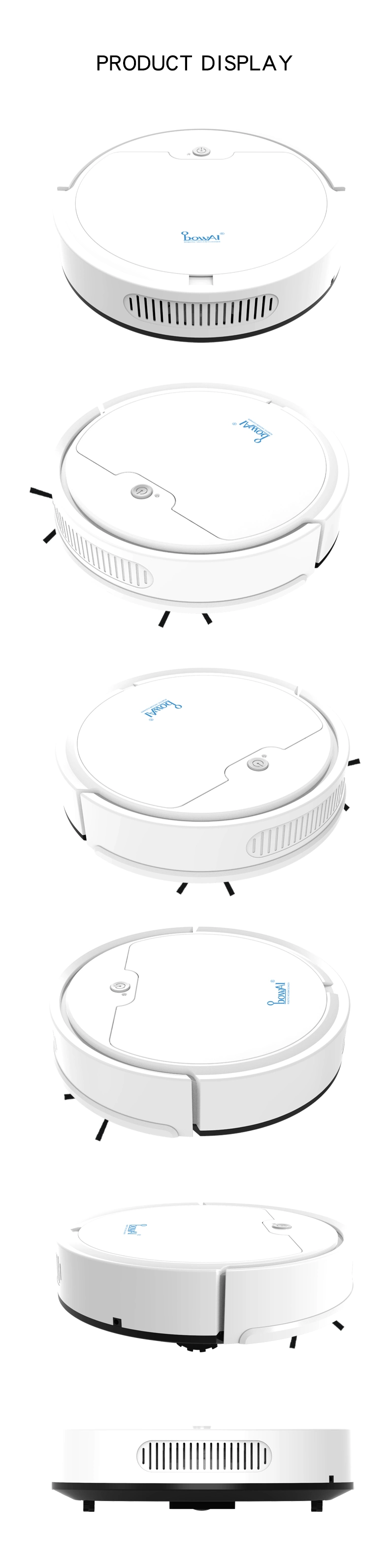 Bowai Low Noise Robot Vacuum Mop Vacuum Cleaner Sweeping Robot