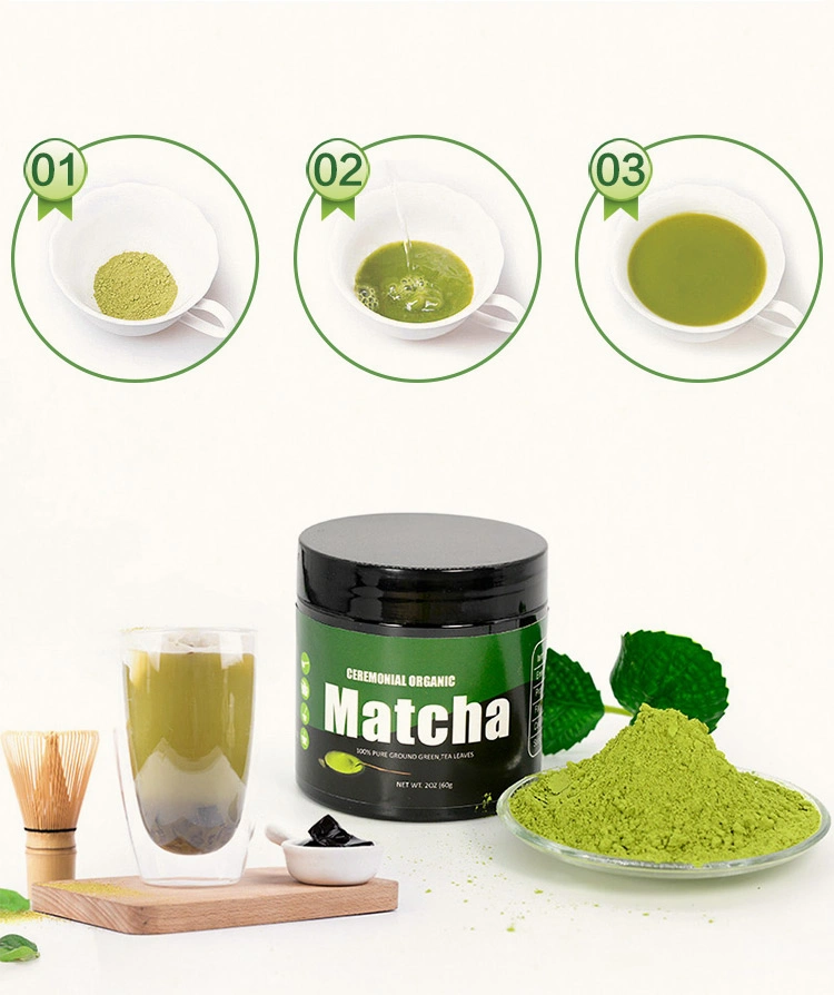 High Quality Organic Matcha Green Tea Powder 100% Pure Natural