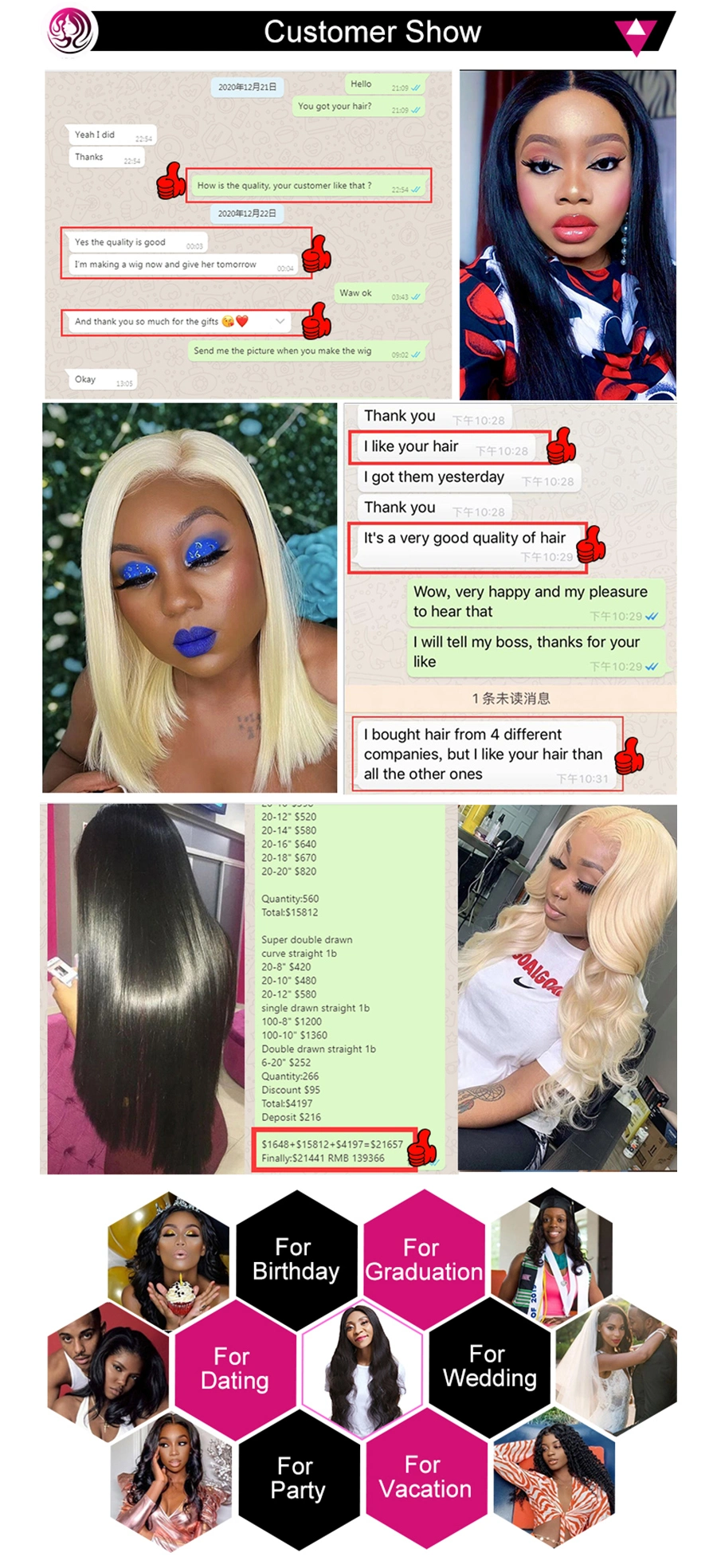 Vietnamese Bone Straight Hair One Donor Bone Straight Human Virgn Hair Bone Straight Human Hair Extensions