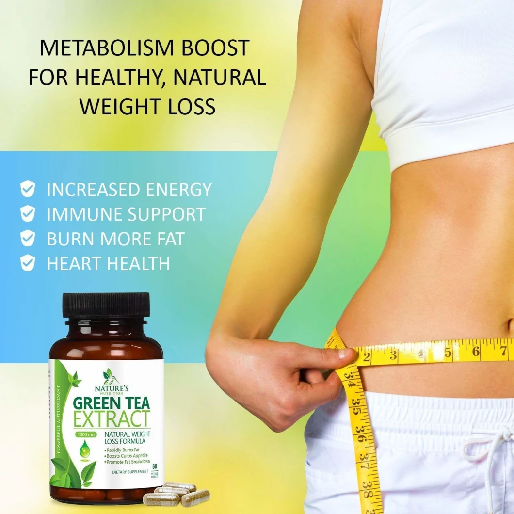Weight Loss Function L-Carnitine + Green Tea Extract Slimming Capsules
