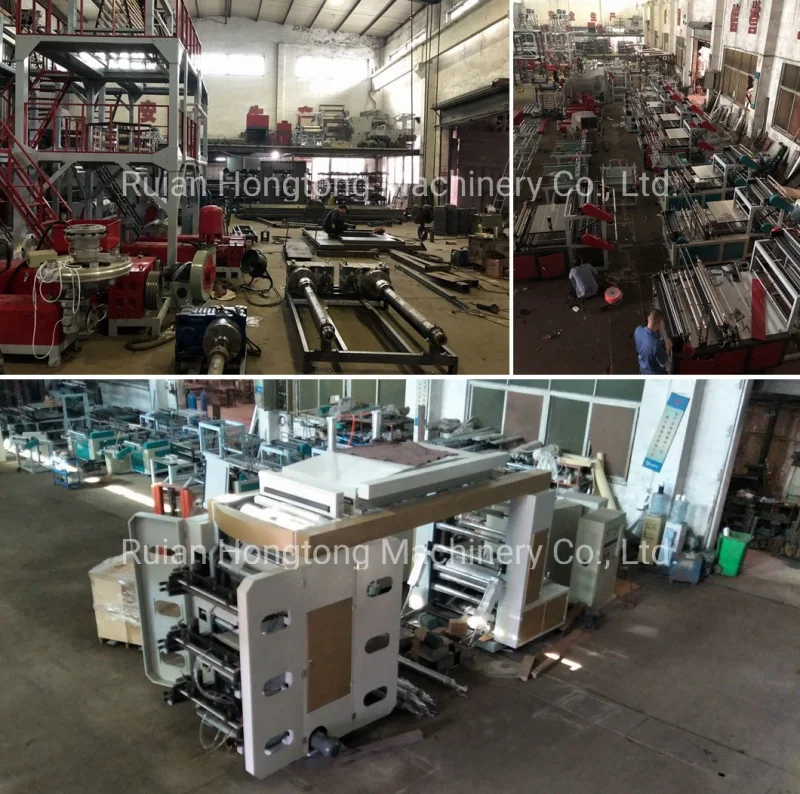 LDPE LLDPE PE Polypropylene PP Poly Plastic Water Cooling Downward Blown Rotary Rotating Die Head Film Blowing Extruder Extrusion Production Line