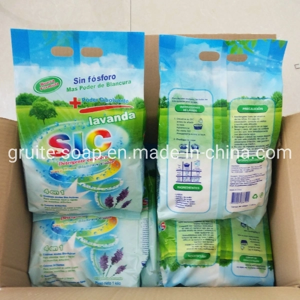 Household Chemical Washing Powder High Quality Lavender Scent Powder Detergent for Laundry
