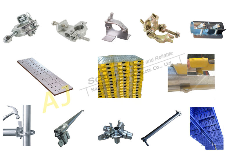 Galvanized Steel Layher Type Ring Lock Scaffolding and Scaffolding Materials