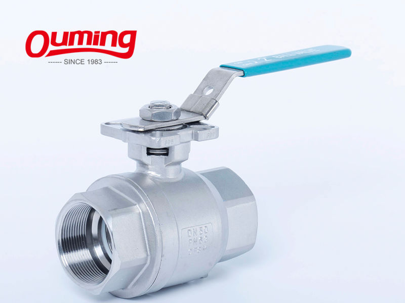 2PC Stainless Steel Manual Float Ball Valve 1000psi