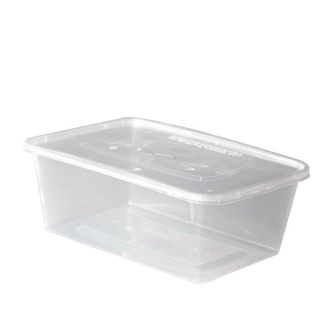 Eco-Friendly Plastic Fruit Container Lunch Box Disposable PP Plastic Food Container