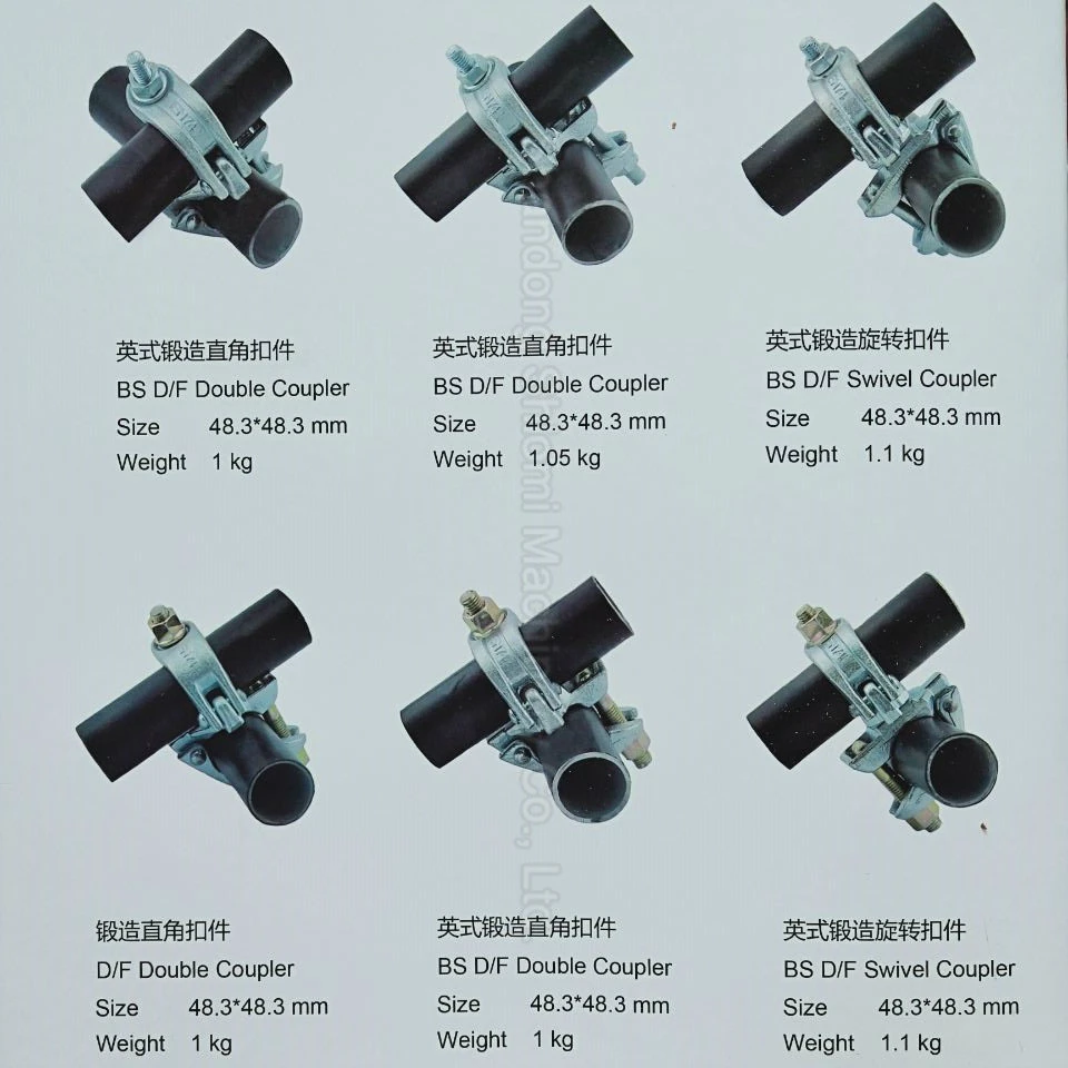 En74 Drop Forged 48.3mm Scaffolding Double Coupler/Scaffolding Sleeve Coupler