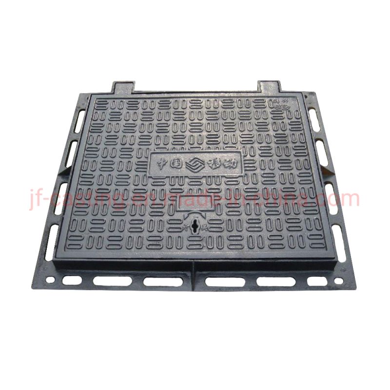 Round Cover with Square Frame Ductile Iron Casting