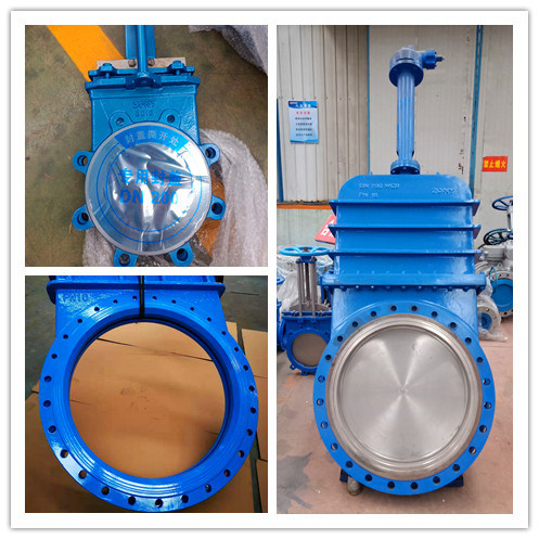 Bonneted Knife Gate Valve with Pneumatic Action Autautor