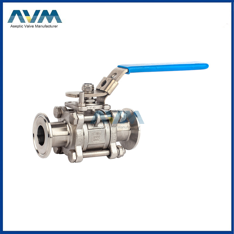 1" Ss 316L Pneumatic 3-Way None Retention Ball Valve