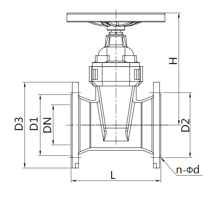 SS304/SS316 Groove Rising Stem Fire Fighting Signal Gate Valve