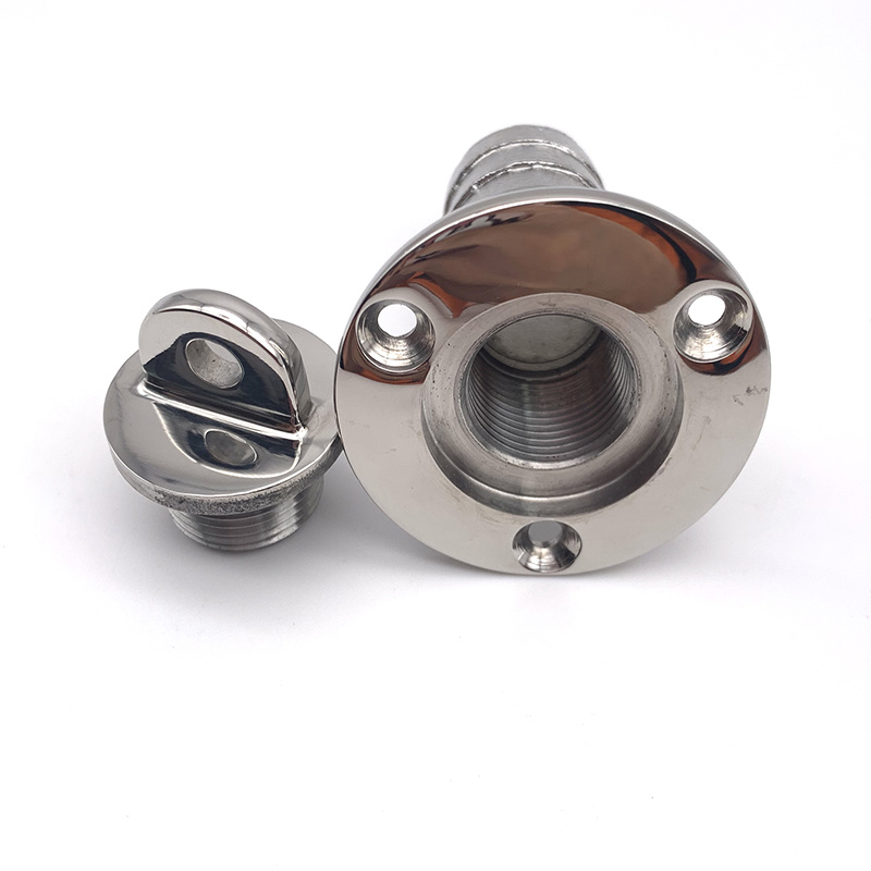 Stainless Steel 316 Drain Plug Scupper Plug Cabin Outfall Valve for Marine Accessories