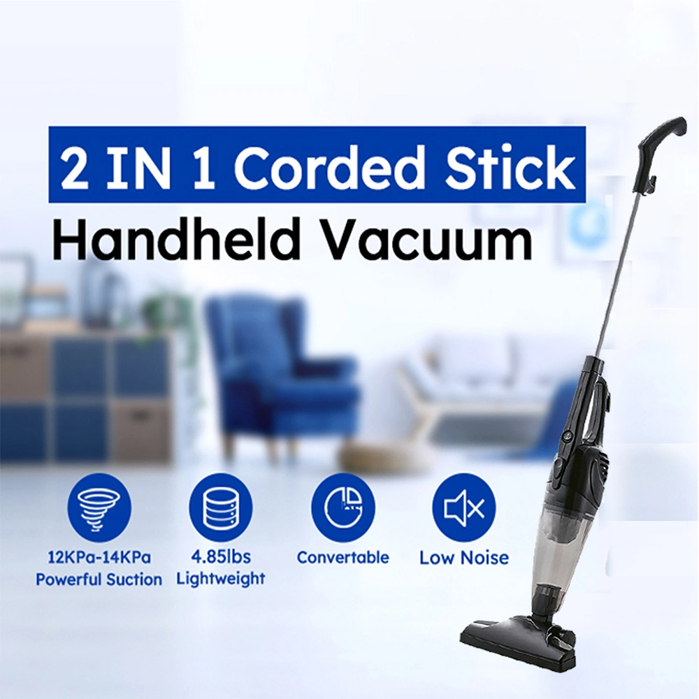 Vacuum Cleaner Corded Bagless Lightweight Stick Vacuum for Hard Floor Cleaning