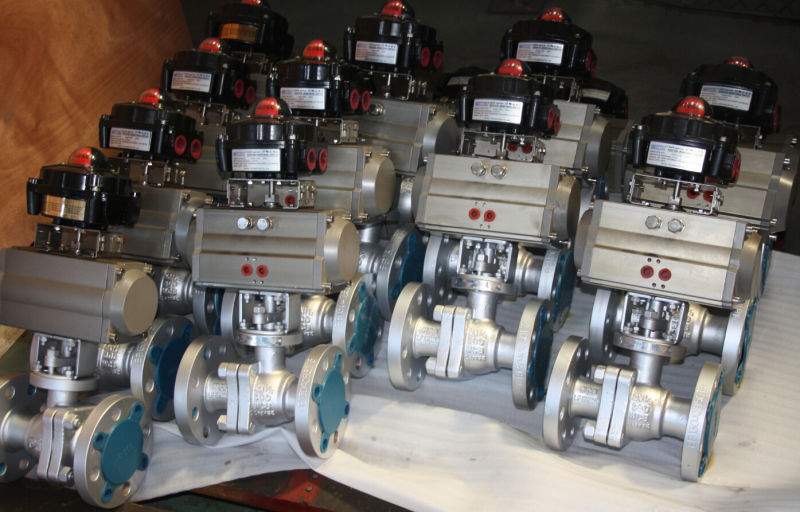 Pnuematic Actuated API Stainless Steel 2PC Ball Valve
