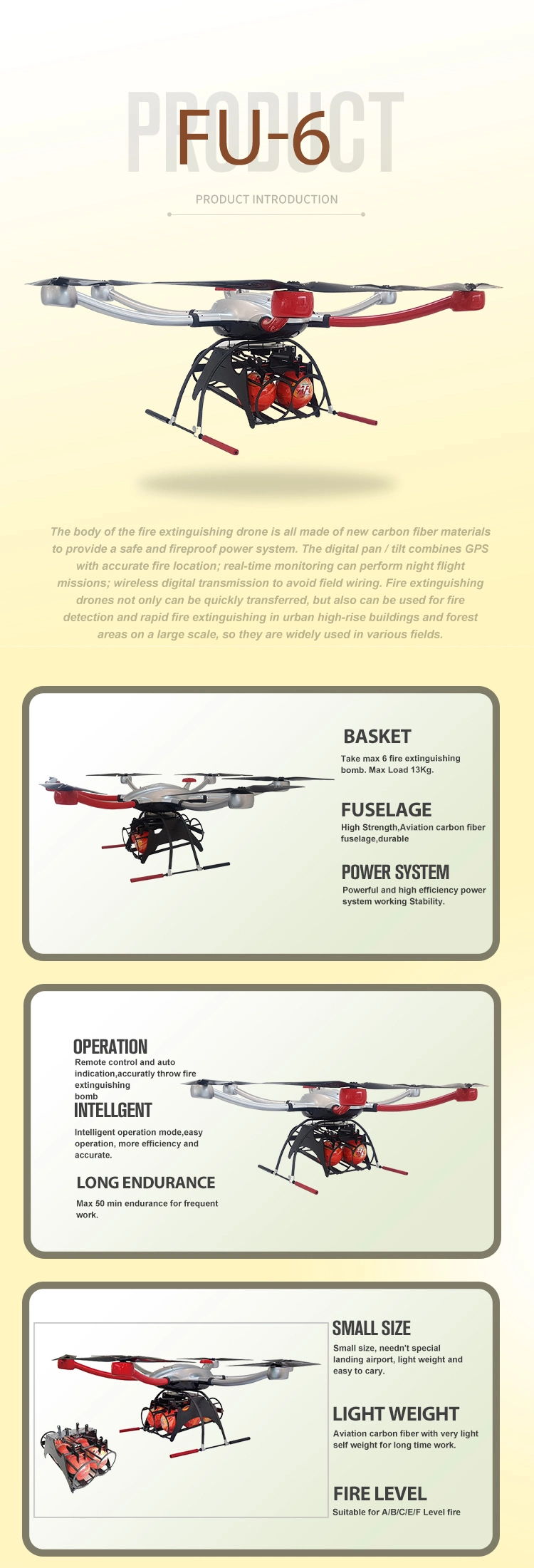 Dry Powder Intelligent Drone Uav Fire Extinguisher Refill Machine